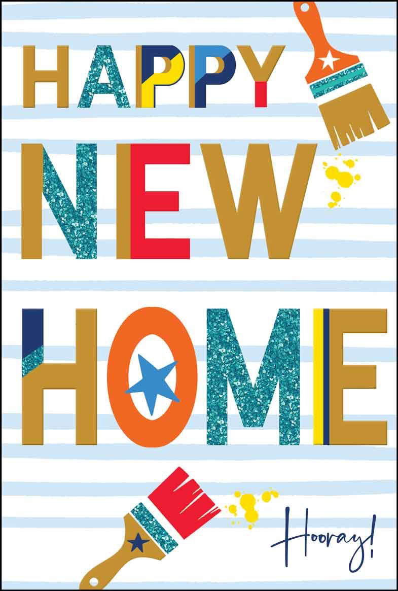 Happy New Home card