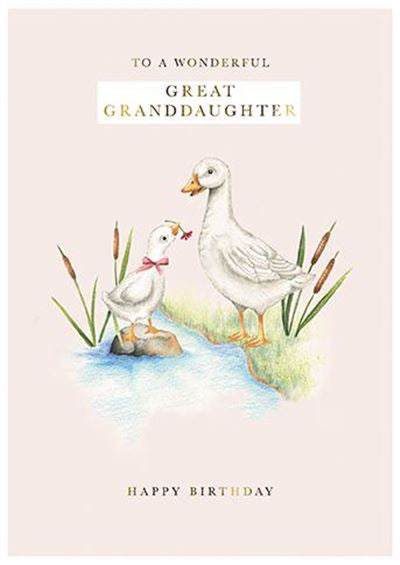 Great-Granddaughter - birthday card