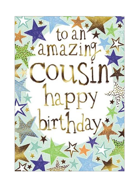 Cousin - birthday card