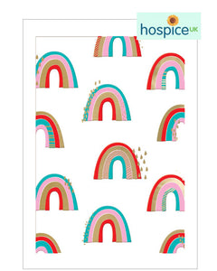 Rain & rainbows - Hospice UK blank card