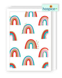 Rain & rainbows - Hospice UK blank card