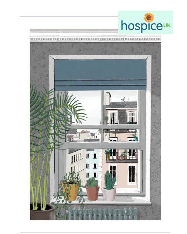 Urban window - Hospice UK blank card