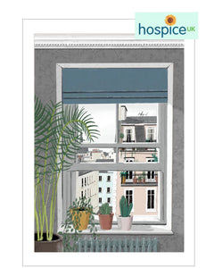 Urban window - Hospice UK blank card