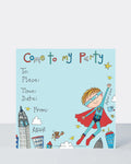Superhero Party Invitations – Pack of 8 Rachel Ellen Invites with Envelopes