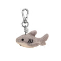 Silly Beans, soft and sweet 100% wool, Simon the great white shark keychain