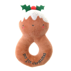 My First Christmas baby rattle Nickery Nook