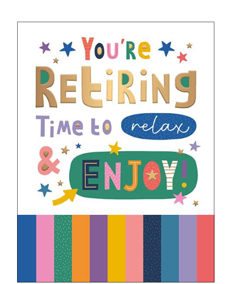 Time to relax - Retirement card