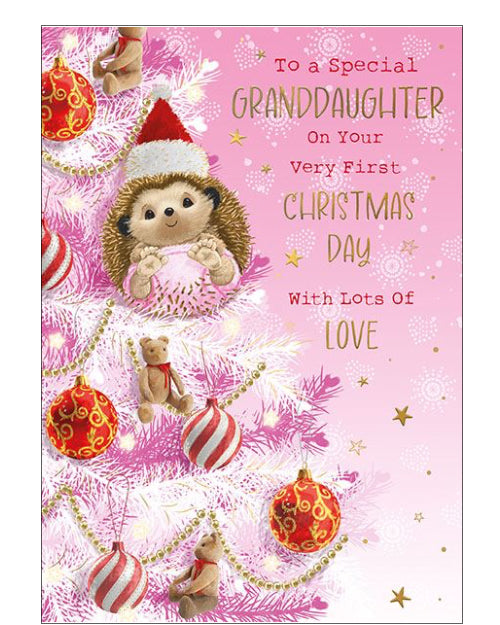Granddaughter on your 1st Christmas card