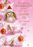 Granddaughter on your 1st Christmas card