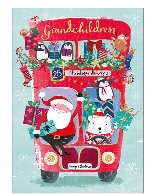 Grandchildren Christmas card