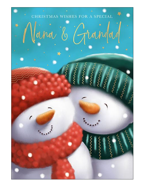 Nana & Grandad Christmas card – Christmas card for Grandparents