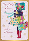 Lovely Niece Christmas card