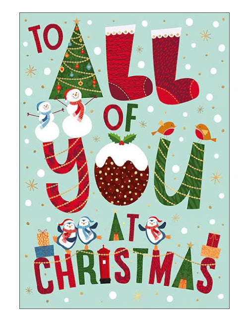 To All Of You Christmas card