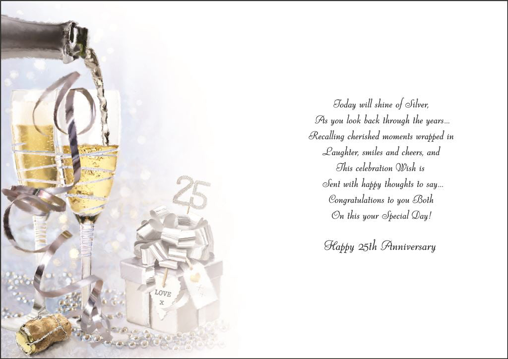 Silver Anniversary card - Jonny Javelin