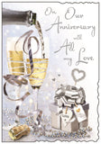 On Our Anniversary card - Jonny Javelin
