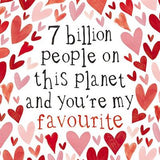 You're my favourite - Valentine's card