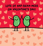 Hap-BEAN-ness - Valentine's card