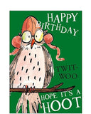 Hope it's a hoot  - The World of David Walliams Birthday card