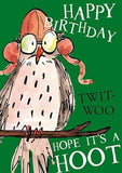 Hope it's a hoot  - The World of David Walliams Birthday card