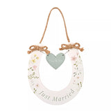 Wildflower Wedding Horseshoe