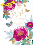 To my Wife on your Birthday card