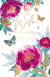 To my Wife on your Birthday card
