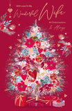 To my Wonderful Wife Christmas card