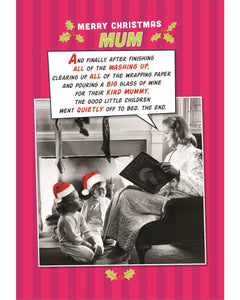 Mum - Christmas card