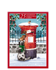 Box of 25 assorted Christmas cards
