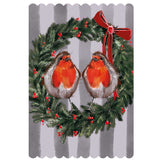 Robins & Wreath - Pack of 5 Alex Clark Christmas cards