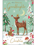 Granddaughter Christmas card - Jonny Javelin Christmas card