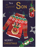 Son Christmas card - Jonny Javelin Christmas card