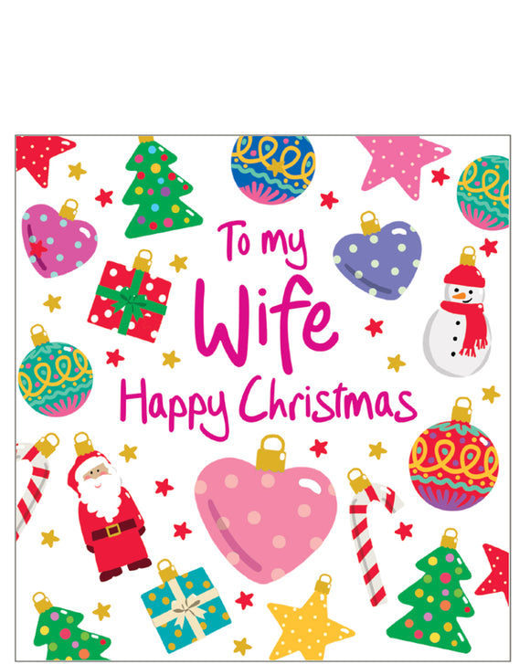 To my Wife Christmas card