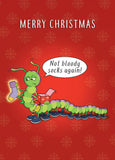 Socks again - funny Christmas card