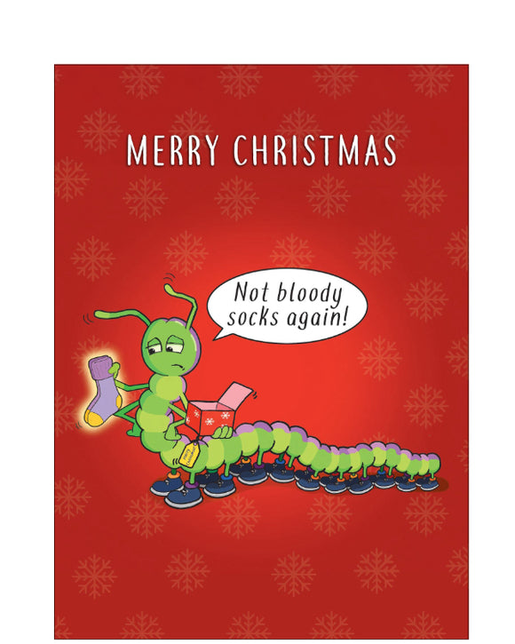 Socks again - funny Christmas card