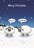 Baaaaa! Humbug! - funny Christmas card