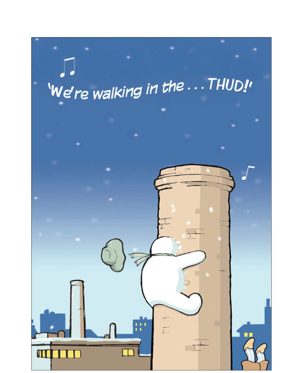 Walking in the... - funny Christmas card