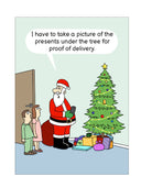 Proof of delivery - funny Christmas card