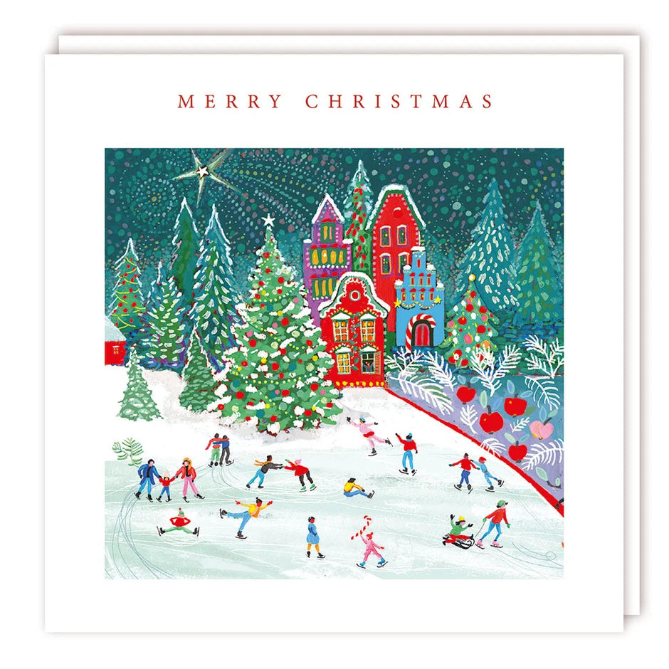On the ice -pack of 5 Charity Christmas cards