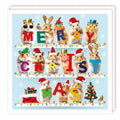 Christmas Hamsters- Advent calendar card