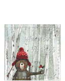 Warmest Wishes Christmas card - Alex Clark small Christmas card