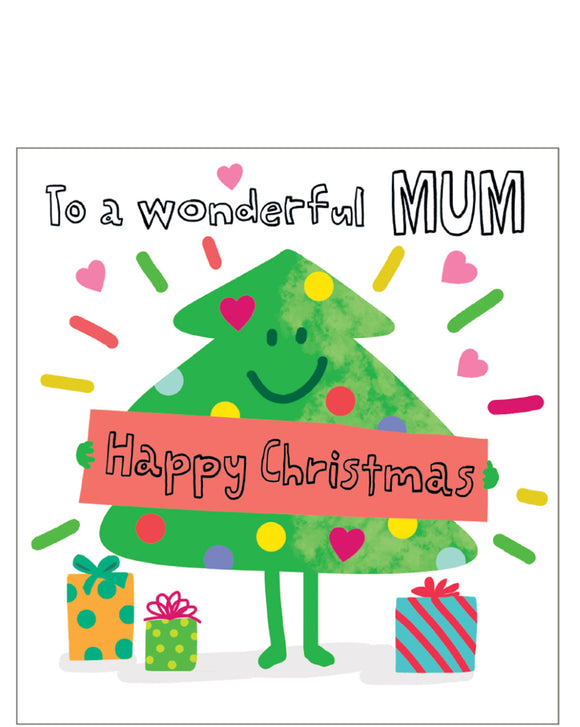Wonderful Mum Christmas card