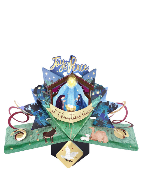 Nativity - 3d pop up Christmas card