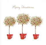 Trio of Trees - Pack of 5 Charity Christmas cards