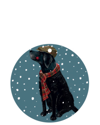 Pack of 4 Alex Clark Christmas Dog Christmas Gift tags