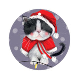 Pack of 4 Alex Clark Christmas Cats Christmas Gift tags