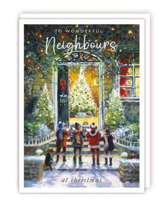 To Wonderful Neighbours - Christmas card