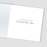 Modern wreath - Box of 8 charity Christmas cards