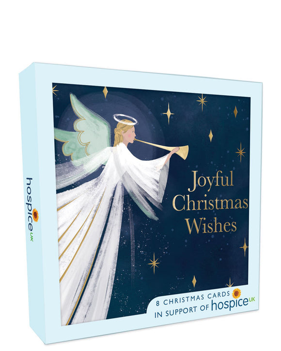 Joyful Christmas Wishes - Box of 8 charity Christmas cards