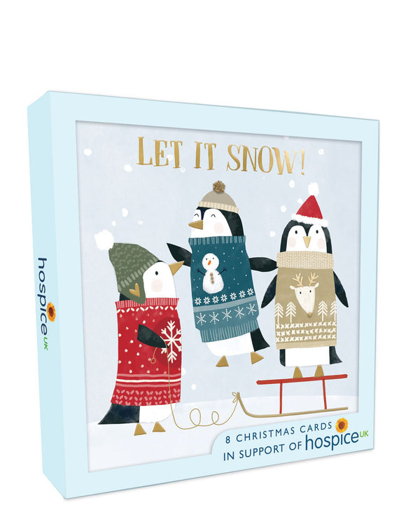 Let it Snow - Box of 8 charity Christmas cards